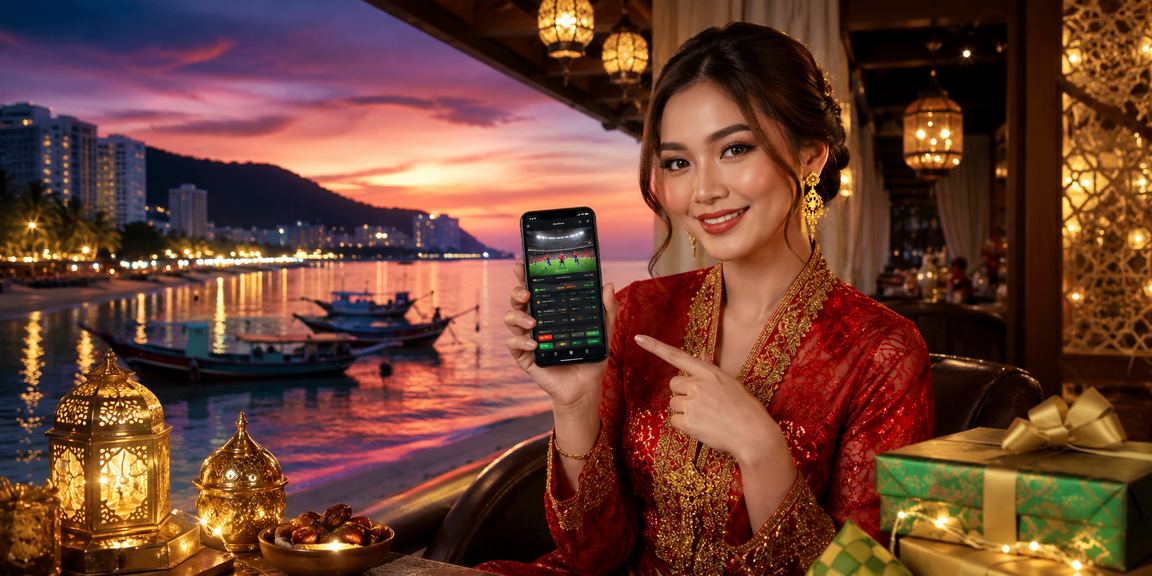 Penang user enjoying Hari Raya jackpot promotions via anh20
